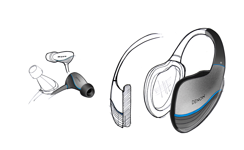 Denon audio headset